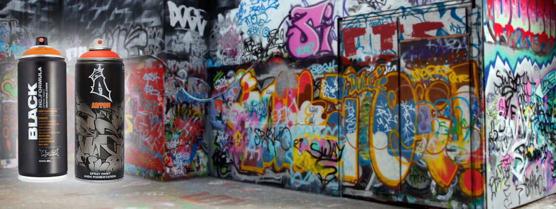 Краски для граффити<br />
Molotow и Arton!